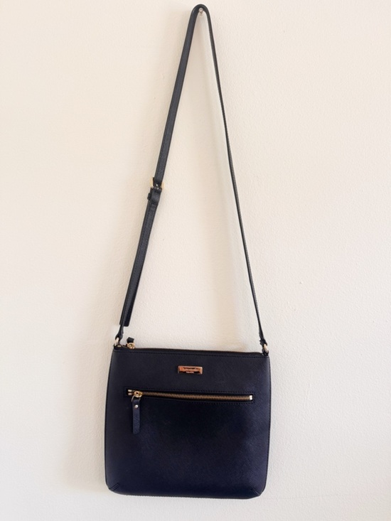kate spade Handbags - Kate Spade Black Crossbody Shoulder Bag with Front Zip Pocket